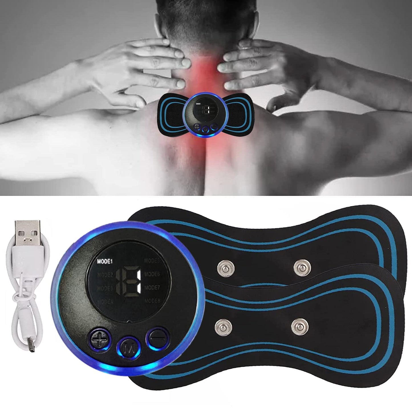 Mini Portable Neck Stretcher Electric Massage 1 VVK WORLD