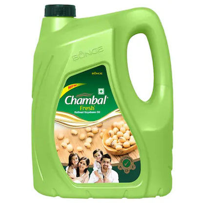 Chambal Fresh Refined Soya Oil Can 5 L