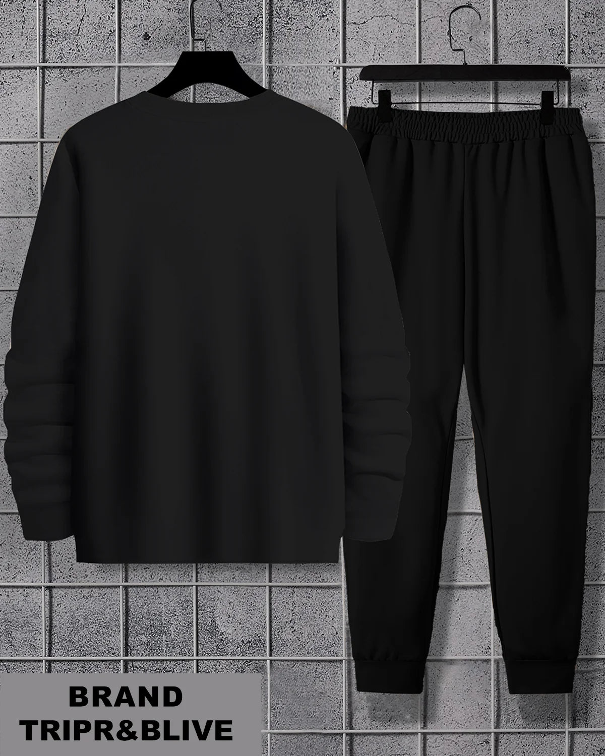 Men THE BOYS Printed Black Tracksuit